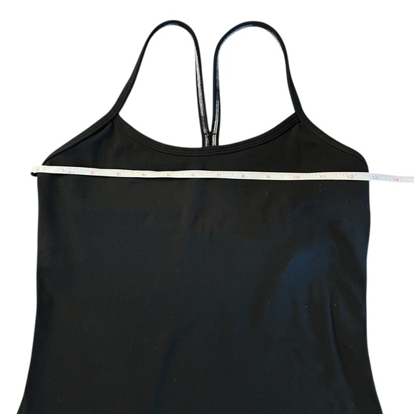 lululemon athletica Women’s Black Athletic Y Tank Top Size 4 - Picture 3 of 8